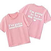 Big Sister T Shirts Tops Toddler Baby Girl Going to be a Big Sister Announcement Tees Clothes Novelty Gift Summer Outfit