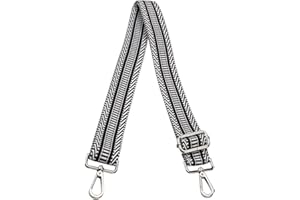 ZANQANO Purse Strap Replacement Crossbody Bag Women Wide Adjustable Jacquard Woven Handbag Straps