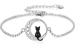 CRMAD Moon/Star/Sunflower/Tulip/Butterfly/Cat/Fish/Sister/Ballet Shoes Bracelet for Women Sterling Silver Bracelet Irish Jewe