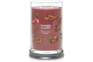 Yankee Candle Home Sweet Home Scented, Signature 20oz Large Tumbler 2-Wick Candle, Over 60 Hours of Burn Time