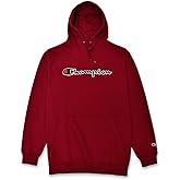 Champion Mens Hoodies Big and Tall - Embroidered Pullover Fleece Sweatshirt