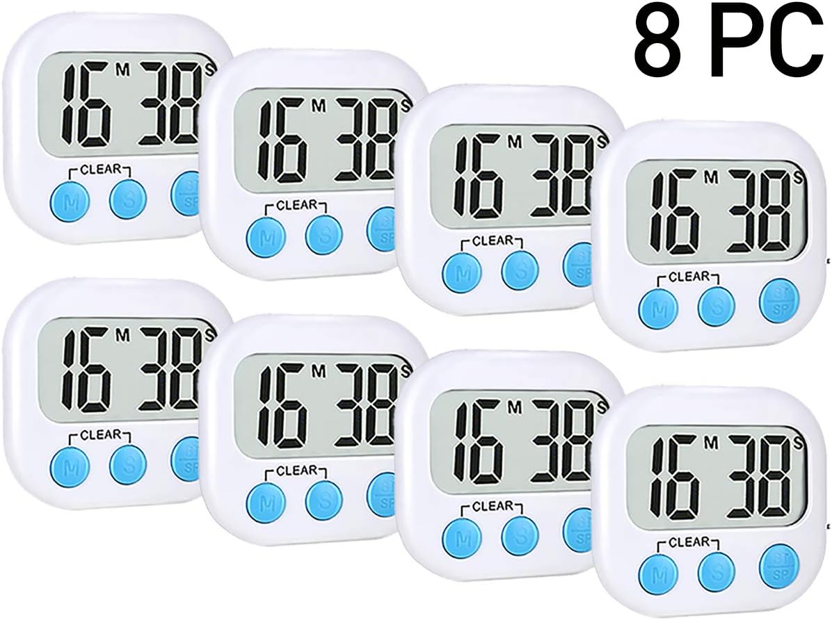 Best 8 Pack Digital Kitchen Timer