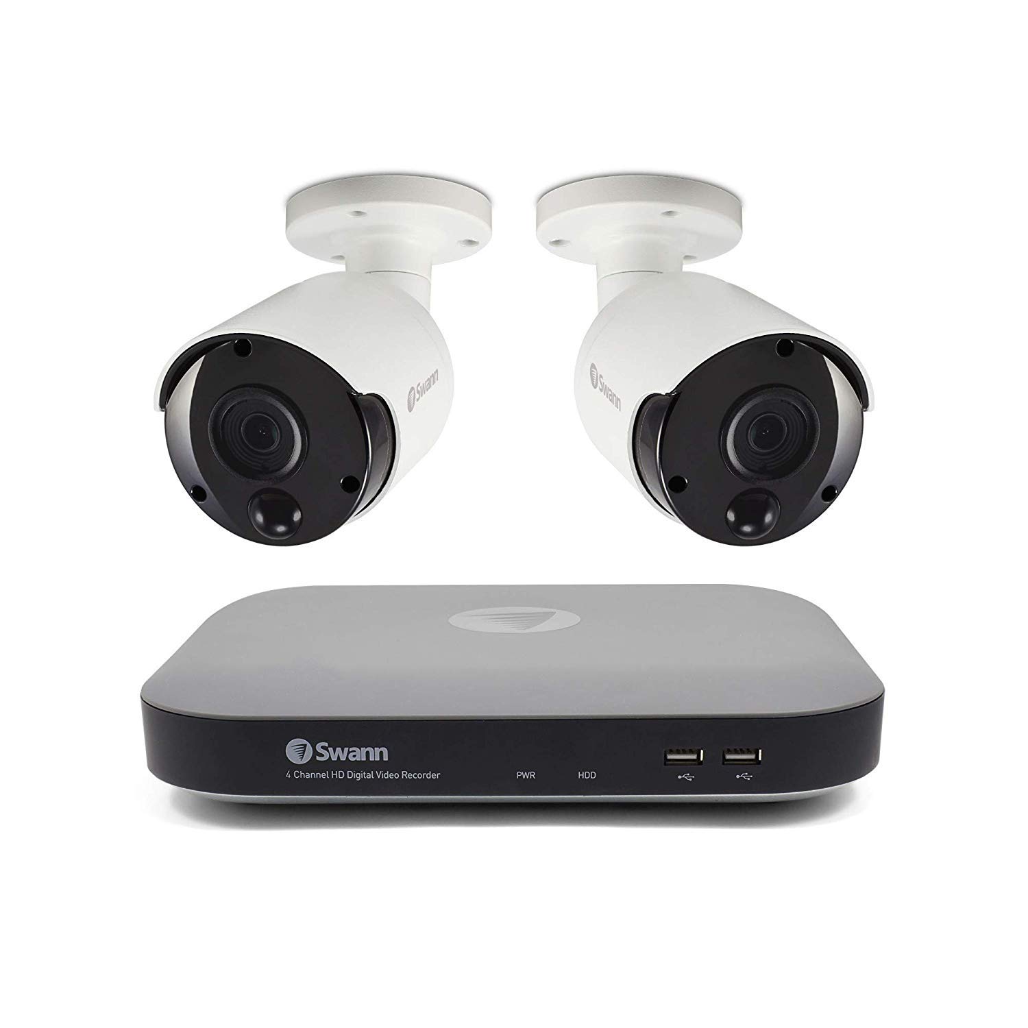 Swann 2 Camera 4 Channel 5MP Super HD DVR Security System with 1TB HDD