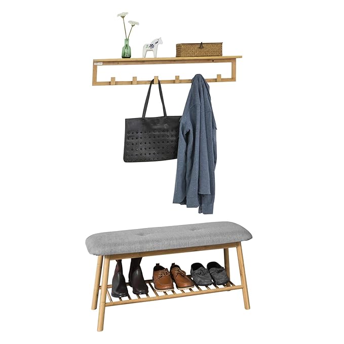 Perchero mural zapatero | Percheros de pared, percheros de pie...