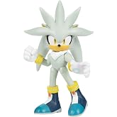 JAKKS Pacific Sonic The Hedgehog 2.5-Inch Action Figure Modern Silver Collectible Toy