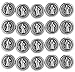 10mm Bulk Saint Benedict Medal Rosary Beads - Pack of 25 (Round)