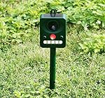 Elevavie Effective Solar Battery bird repellent outdoor Pest and Animal Repeller, Pest and Animal Repellent Rodent, Raccoon, Deer, Birds, Cats, Dogs, Mice Repellent
