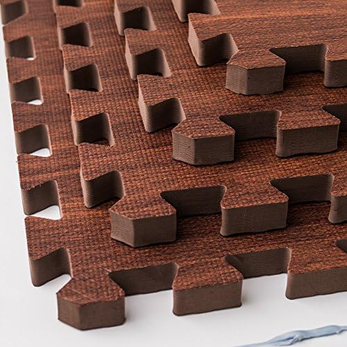 Meikotu EVA Print foam puzzle mat /Waterproof Interlocking Exercise Tiles 12 "X 12" 3/8 "Thick