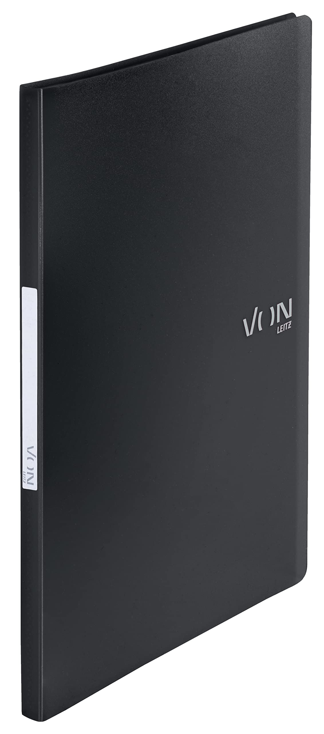 VON Leitz 46690095 A4 Display Book with 30 Compartments, PP Folder, Presentation Folder for 60 Sheets, Flexible Document Tray for School, Study & Household, Pack of 5, Black