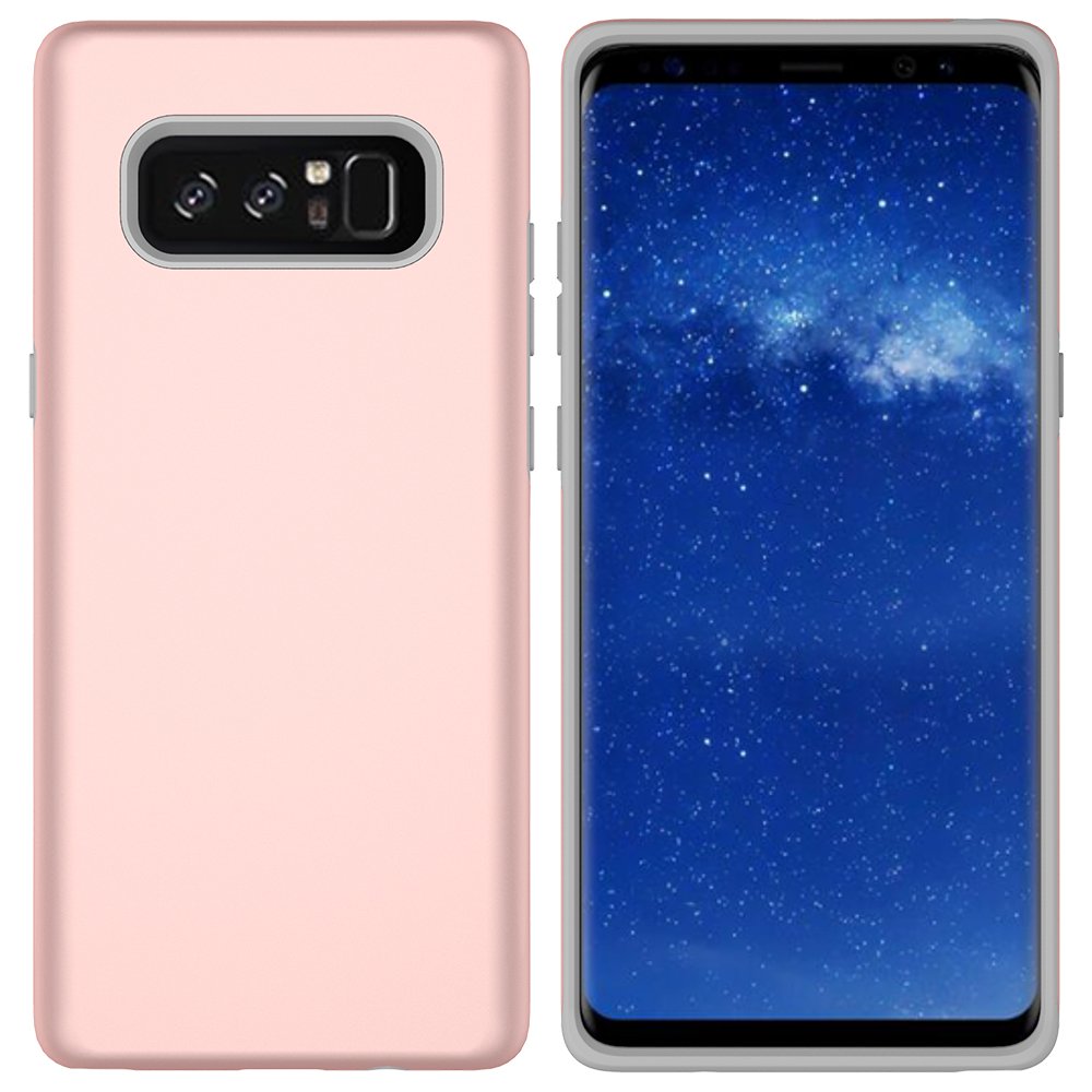 Note 8 Case, Galaxy Note 8 Case, MagicSky Slim Corner Protection Shock Absorption Hybrid Dual Layer Armor Defender Protective Case Cover for Samsung Galaxy Note 8 (Rose Gold)