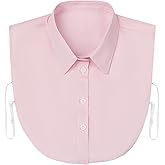 Kalkehay Detachable Dickey Collar Blouse for Women, Fake Half Shirts Faux False Collar for Girls Favors