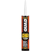 OSI 1637230 Quad Window, Door and Siding Sealant, 10, fl oz Beige 455 | Advanced formula, paintable, exterior polymer sealant, 7 days curing, 20 to 100 deg F, 10 oz cartridge