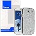 Silver Luxury Bling Glitter Coated Case Cover for Samsung Galaxy S3 III I9300