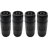 Voluty Tek 4Pin Speakon Female to Female Connector NL4FC Straight Coupler Cable Connector 4pcs