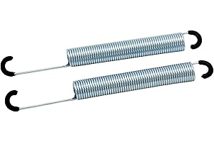 KUANYUOO 7" Replacement Recliner Sofa Chair Mechanism Tension Steel Spring 2Pcs Long Neck Hook Style