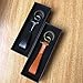 Leather Keychain Leather Key Ring, Cowhide Smooth Soft Classic Key Chain Fob for Man and Women by Agemore (Light Brown)