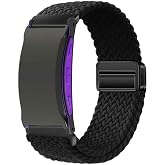 Freaura Replacement Braided Strap Compatible with Pavlok Shock Clock 3 Band, Adjustable &amp; Breathable Woven Nylon 22mm Bands