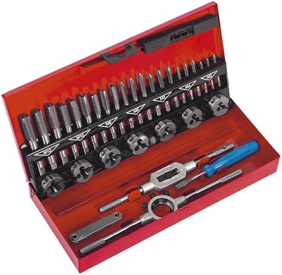 Sealey Ak3015 Tap and Die Set 32Pc Metric Split Dies M3-M12