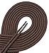 OrthoStep Round Athletic Brown 45 inch Shoelaces 2 Pair Pack