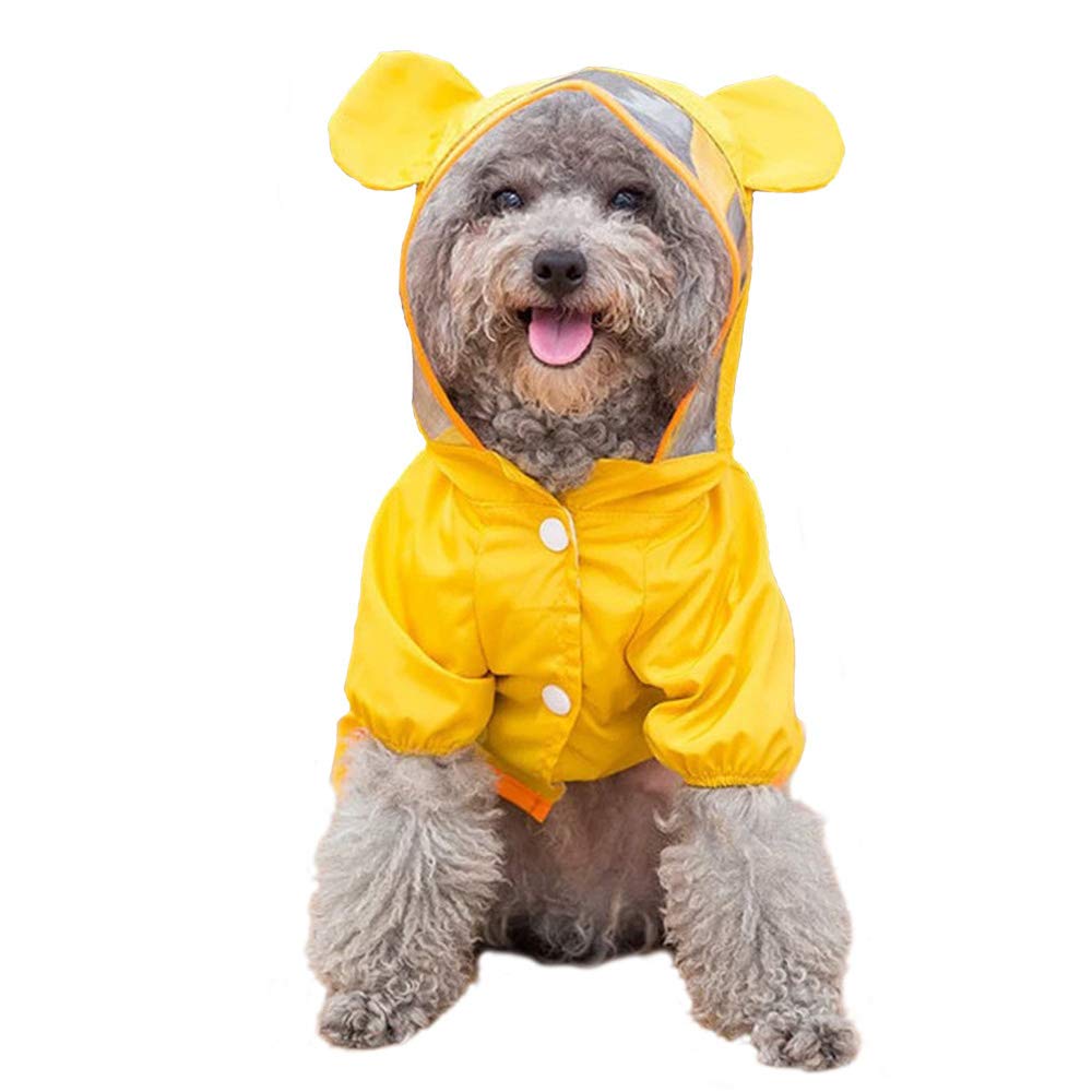 ccypet Small Dog Raincoat Poncho Water 