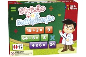 Pais & Filhos - Jogo Diverso Divisão e Multiplicação, 105 Peças.