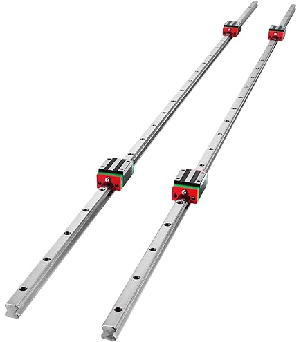2Pcs HGW15-CA Linear Guide Rail Sliders - 15mm CNC Carriage Blocks