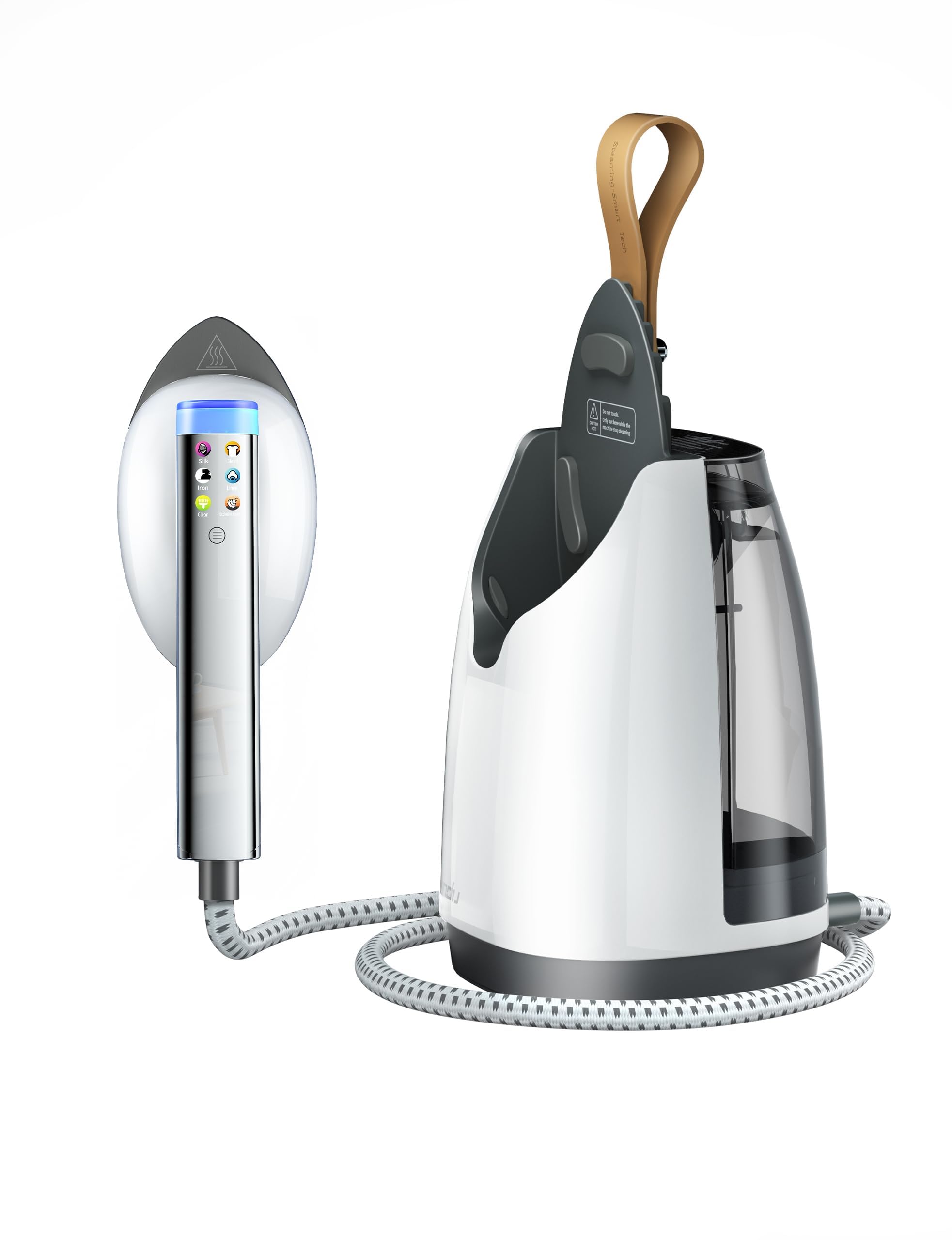 Photo 1 of Sundu 1500W Steamer for Clothes, 2-in-1 Vertical & Flat Iron Clothes Steamer, 6 Professional Steam Modes, 800mL Tank, 30s Fast Heat-Up, Auto Shut-Off (10min), Portable Handle, Standing Design, White