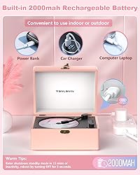 CD Player Portable for Home with Upgraded Speakers