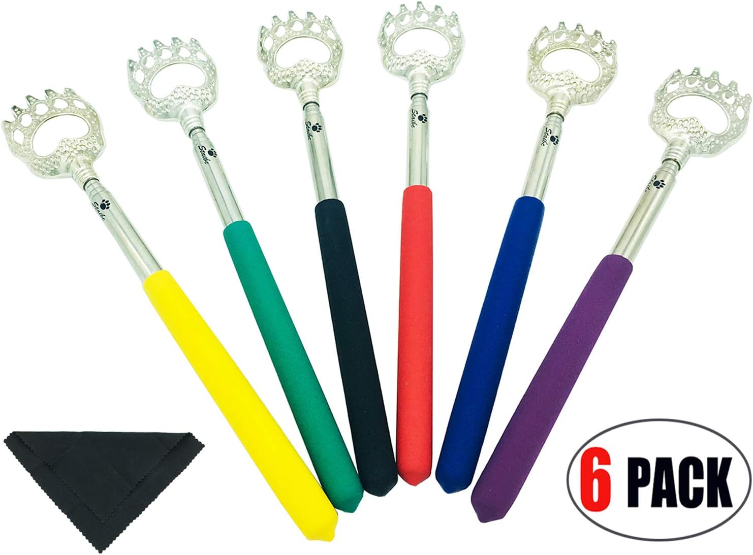 StaiBC Back Scratcher, Bear Claw Telescopic Back Itching Scalp