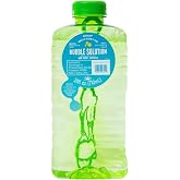 MAYVI Bubble Solution Refill &ndash; 24oz Super-Sized Long Lasting Bubbles for Kids &amp; Bubble Machines, Non-Toxic No Dye Formula, Outdoor Party &amp; Summer Fun Bubble Liquid(Ages 3+)