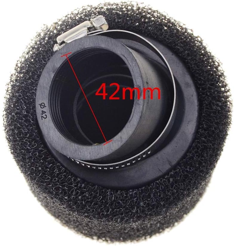 WOOSTAR 42mm Air Filter Foam Cleaner Replacement for 125cc 140cc 150cc 200cc CRF KLX Moped Scooter Dirt Pit Bike Black - Image 3