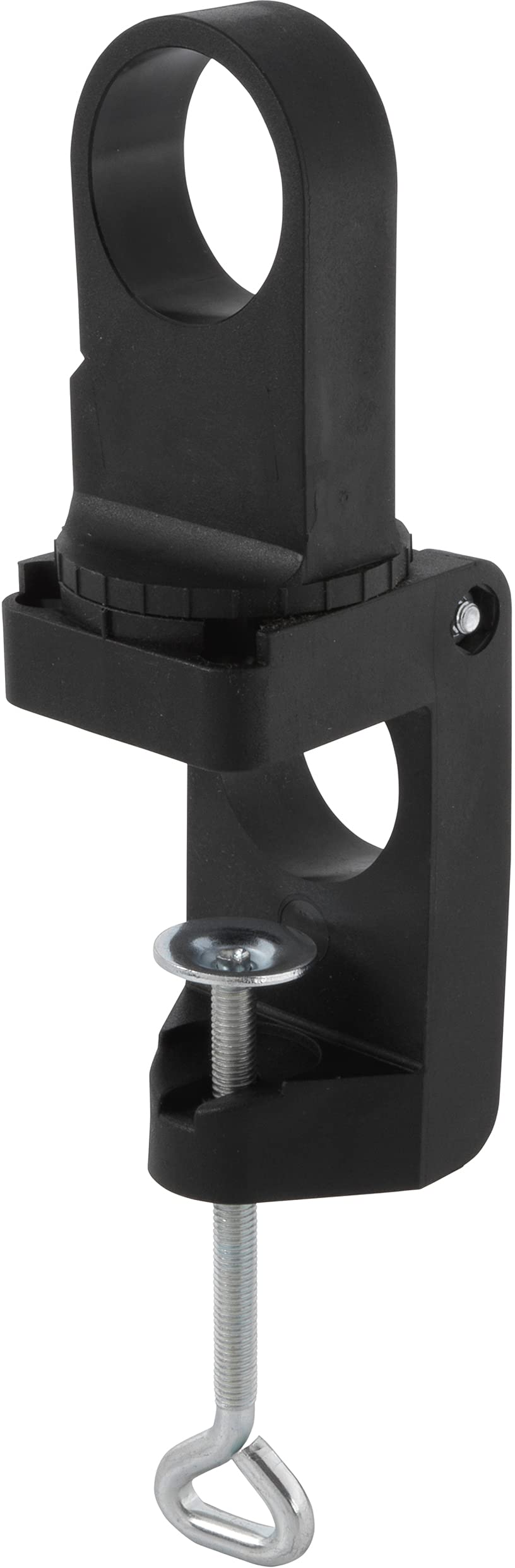 wolfcraft Universal Drill clamp, Plastic, rotatable I 4802000 I Practical aid for Holding Power Drills in Horizontal and Vertical Position