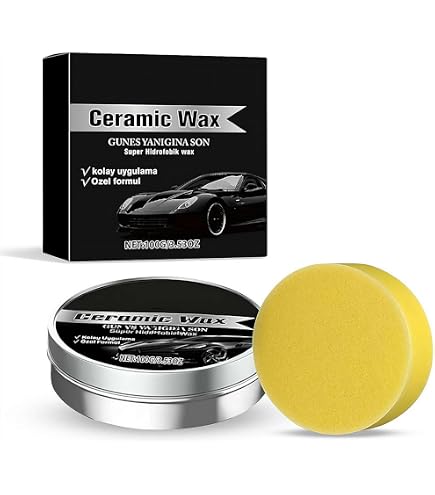 Cire Gelaibeimei Crème De Cire Céramique Titane - Protection Automobile Haute Durée Avec Éponge