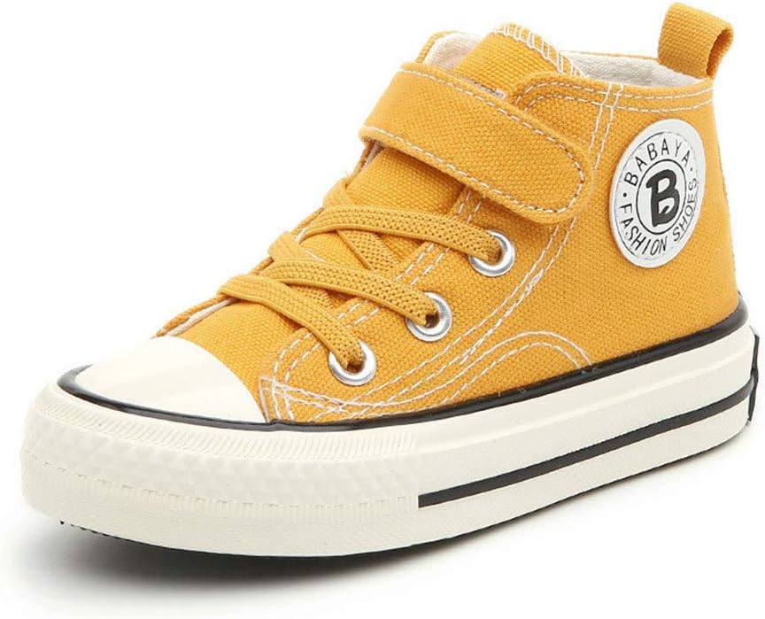 Children Canvas Shoes Girls Sneakers High Breathble Casual Shoes