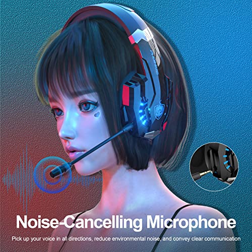 PHOINIKAS Wireless Gaming Headset for PS4 PS5 PC Switch, G9000 Max