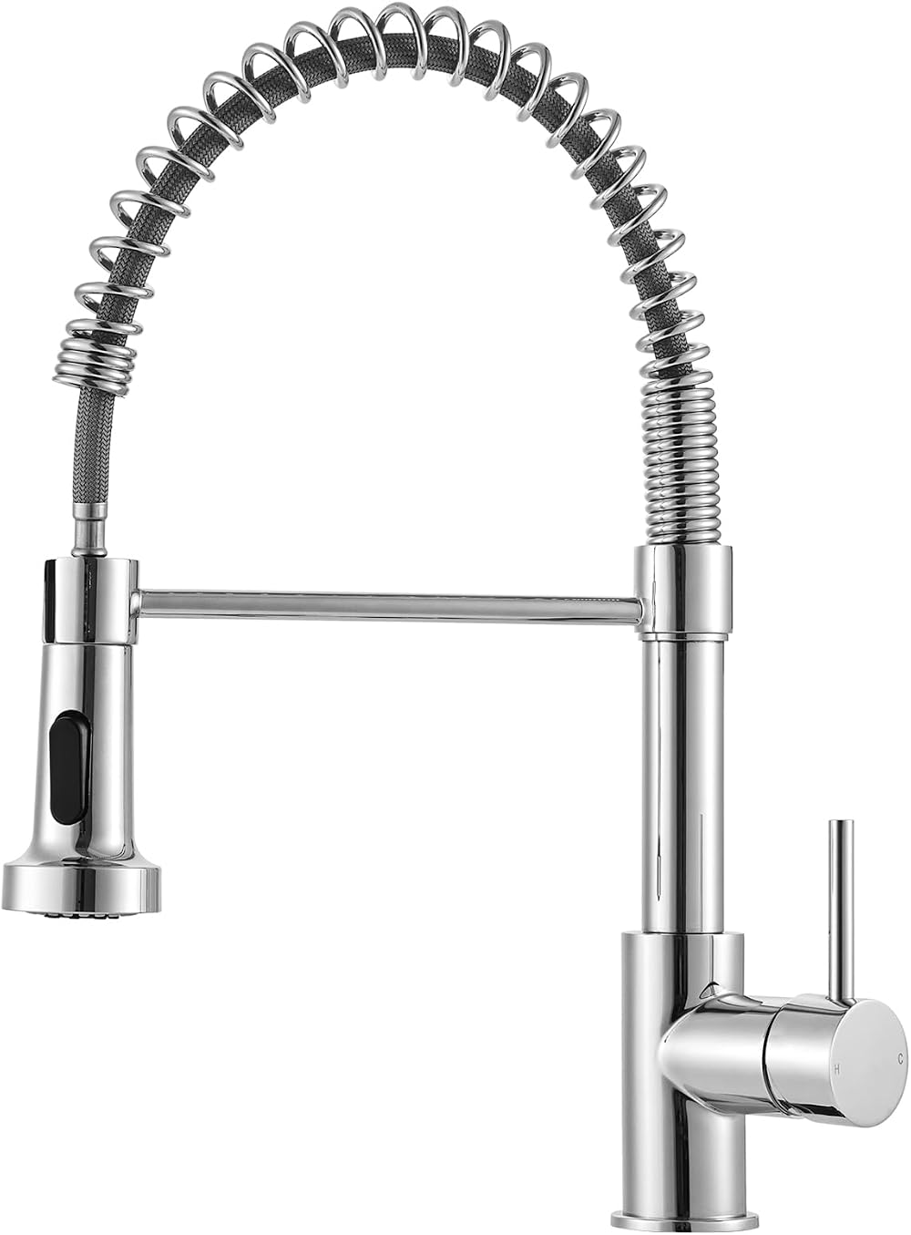 Peppermint Chrome Pull Down Kitchen Tap 360° Swivel UK 1 Hole