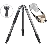 INNOREL Carbon Fiber Tripod Max Height 160cm Max Load 30kg Max Tube Dia 32mm Professional Birdwatching Heavy Duty Camera Stan