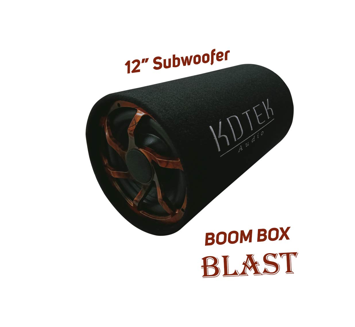 12 inch bass tube with inbuilt amplifier