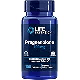 Life Extension Pregnenolone 100mg Hormone Balance, Anti-Aging & Longevity - Memory & Cognition Support Supplement – Non-GMO,