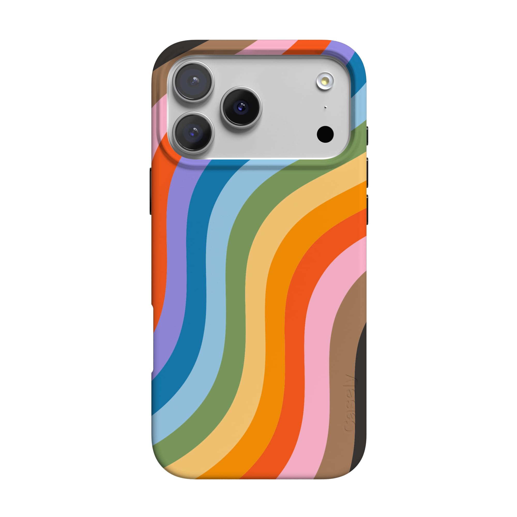 Casely iPhone 17 Pro Max Case | Love for All | Rainbow Pride | Compatible with MagSafe | Classic Ultra Slim Design