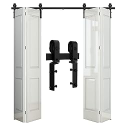 CCJH 6.6FT/80'' Bi-Folding Barn Door Hardware