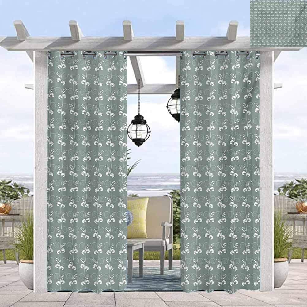 Anmaseven Cortinas de alta gama verde para exterior pérgola / patio