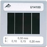 American 3B Scientific U14100 Diaphragm with 3 double slits of different widths)