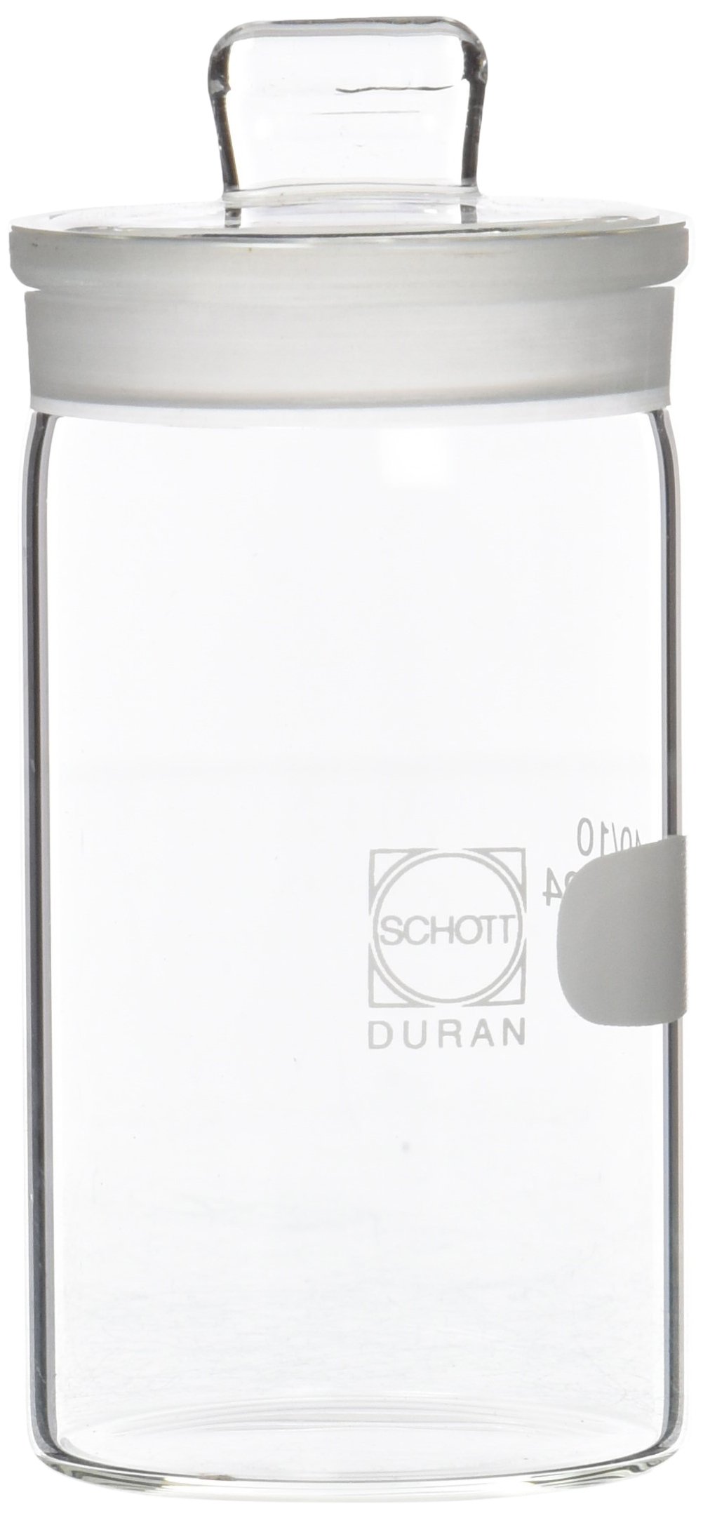 DURAN 24 211 24 Weighing Bottle with Ground Lid, Tall Shape, 70 ml Capacity (Pack of 10)