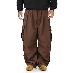 Baggy Cargo Pants Men Wide Casual Parachute Pants