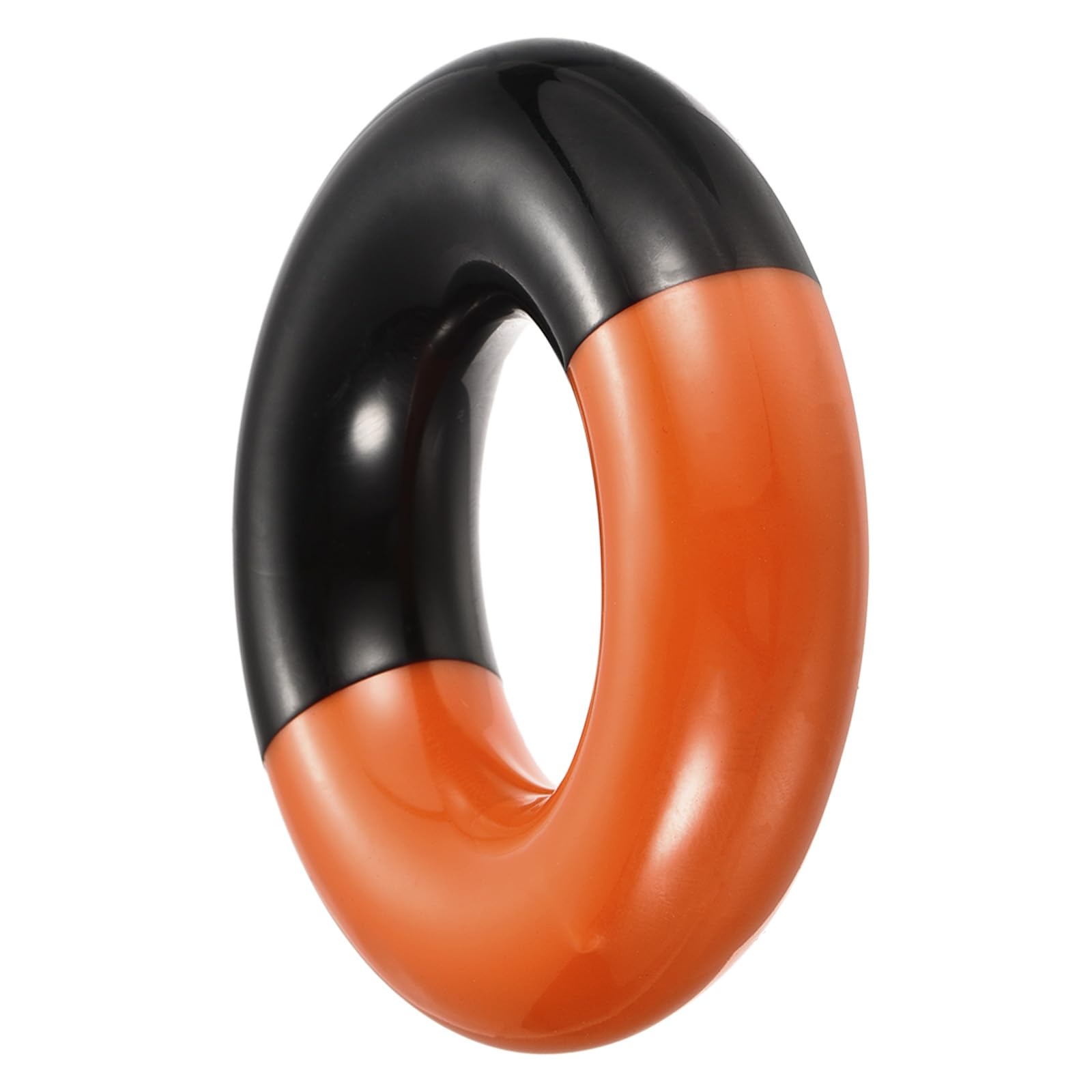 M METERXITY Golf Club Swing Weight Ring - Golf Club Warm-up Weight Rings Practice Weight Rings, Durable, Apply to Golf Beginner (Orange Black)
