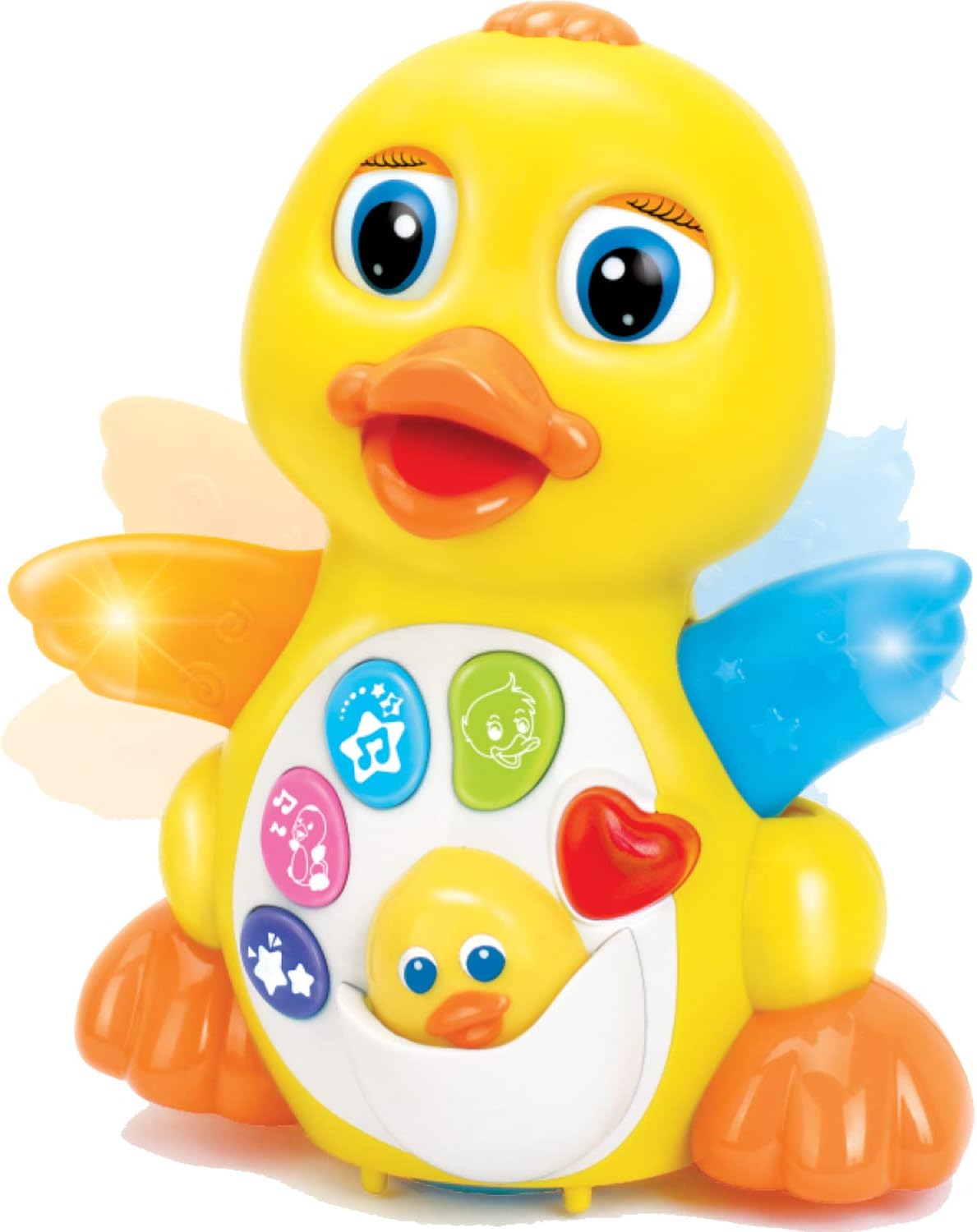 JOYIN Dancing Walking Yellow Duck Baby Toy with Music and LED Light Up for Infants, Toddler Interactive Learning Development, School Classroom Prize and Children: Toys & Games