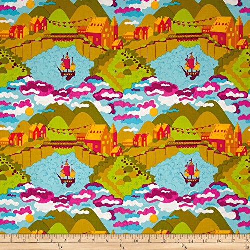 Alison Glass Diving Board Lilliput Sunrise Fabric By The Yard