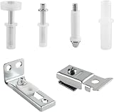 TopHomer Bi-Fold Door Repair Kit 6 Pcs 3/8" Pivots 7/8"–1" Guides view 1