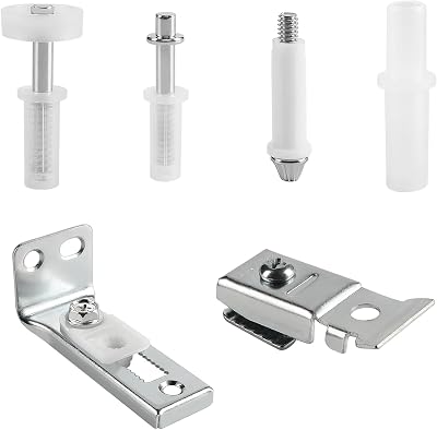 TopHomer Bi-Fold Door Repair Kit 6 Pcs 3/8" Pivots 7/8"–1" Guides
